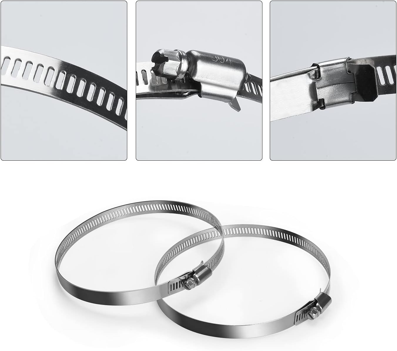 Fascetta inox per stage