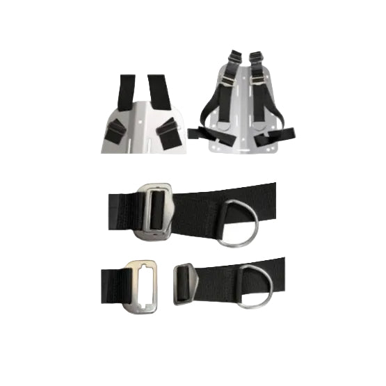 Kit per imbrago regolabile con fibbia inox apribile