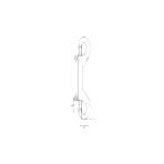 Moschettone doppia luce 120 mm