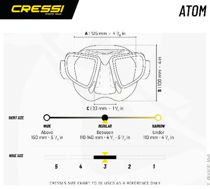 Maschera Cressi Atom