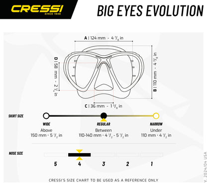 Maschera Cressi Big Eyes Evolution
