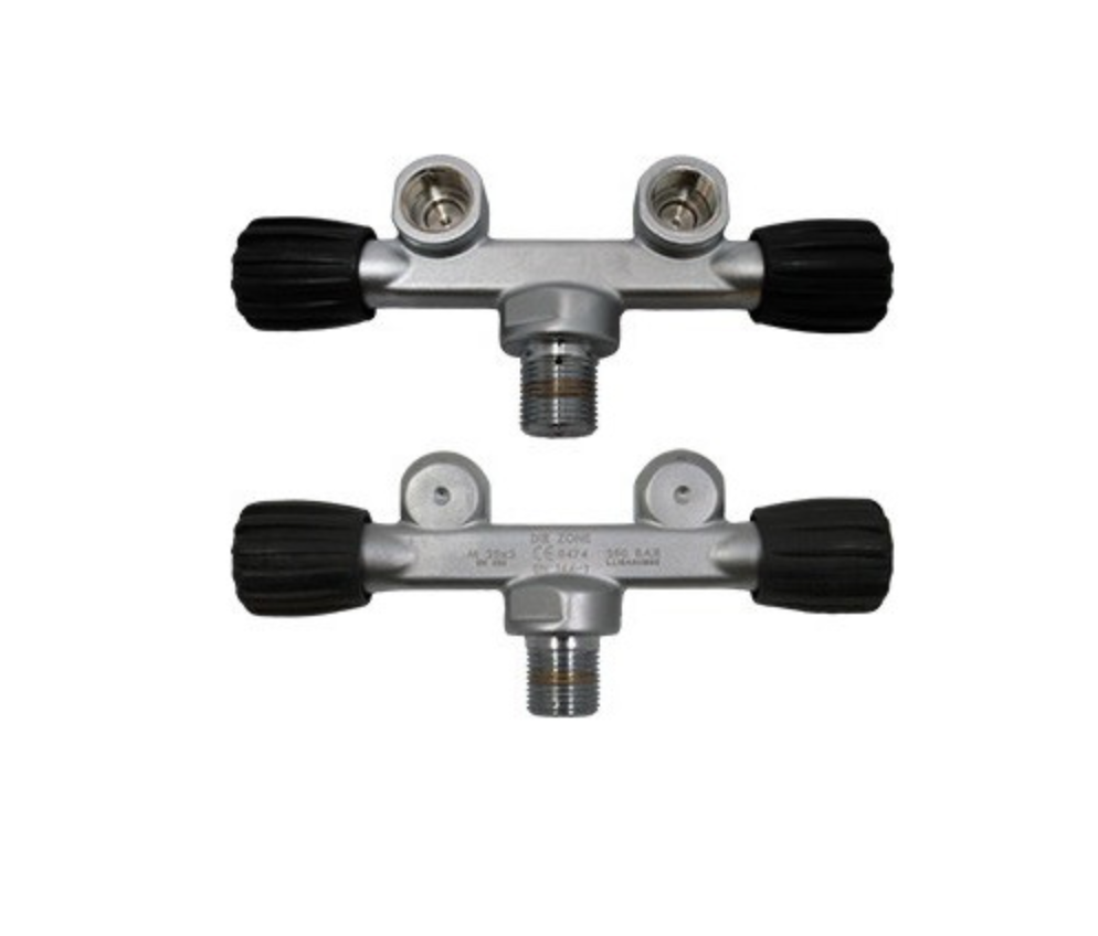 Rubinetto biattacco fisso