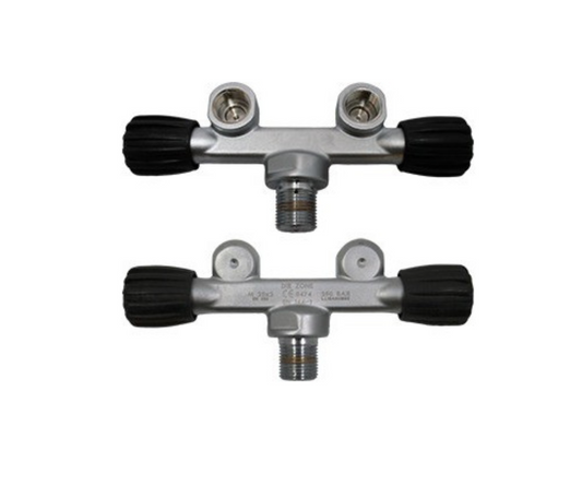 Rubinetto biattacco fisso