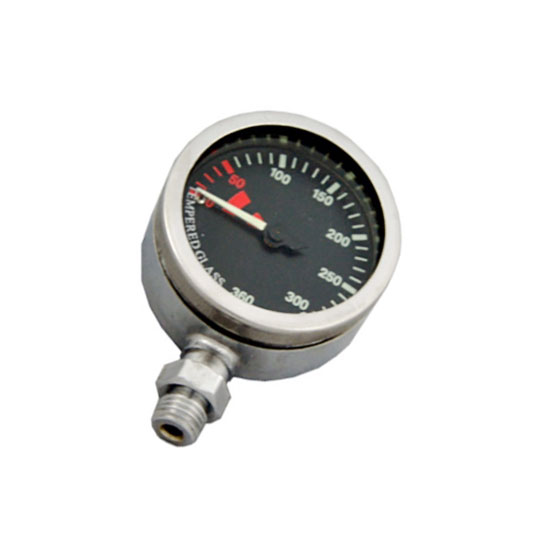 Manometro Sub 300 Bar 52mm Nero
